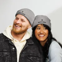 Silver Gym Beanie – Image 2