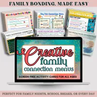 Creative Family Connection Menus (From Toddlers to Teens) – Image 1