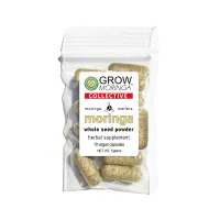 10 baggies- 10ct. (5g) Moringa Whole Seed  Powder Supplements USDA (100ct. total) – Image 1