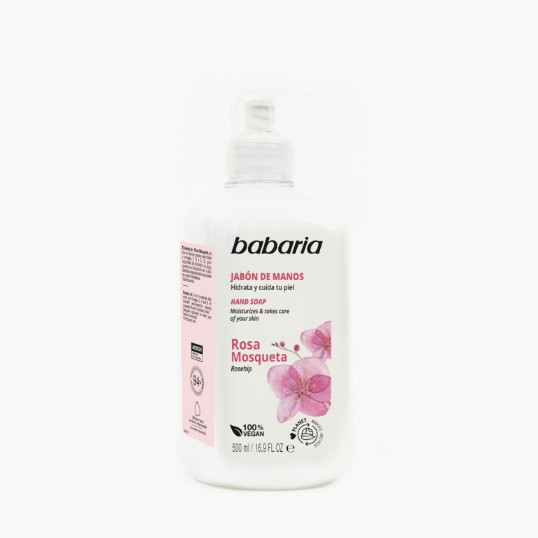 BABARIA ROSEHIP OIL HAND SOAP 500ML – Image 1