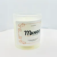 Scented Candle Mango & Coconut 10 Oz – Image 3