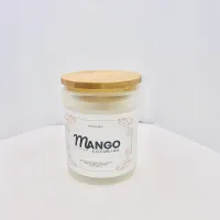 Scented Candle Mango & Coconut 10 Oz – Image 2