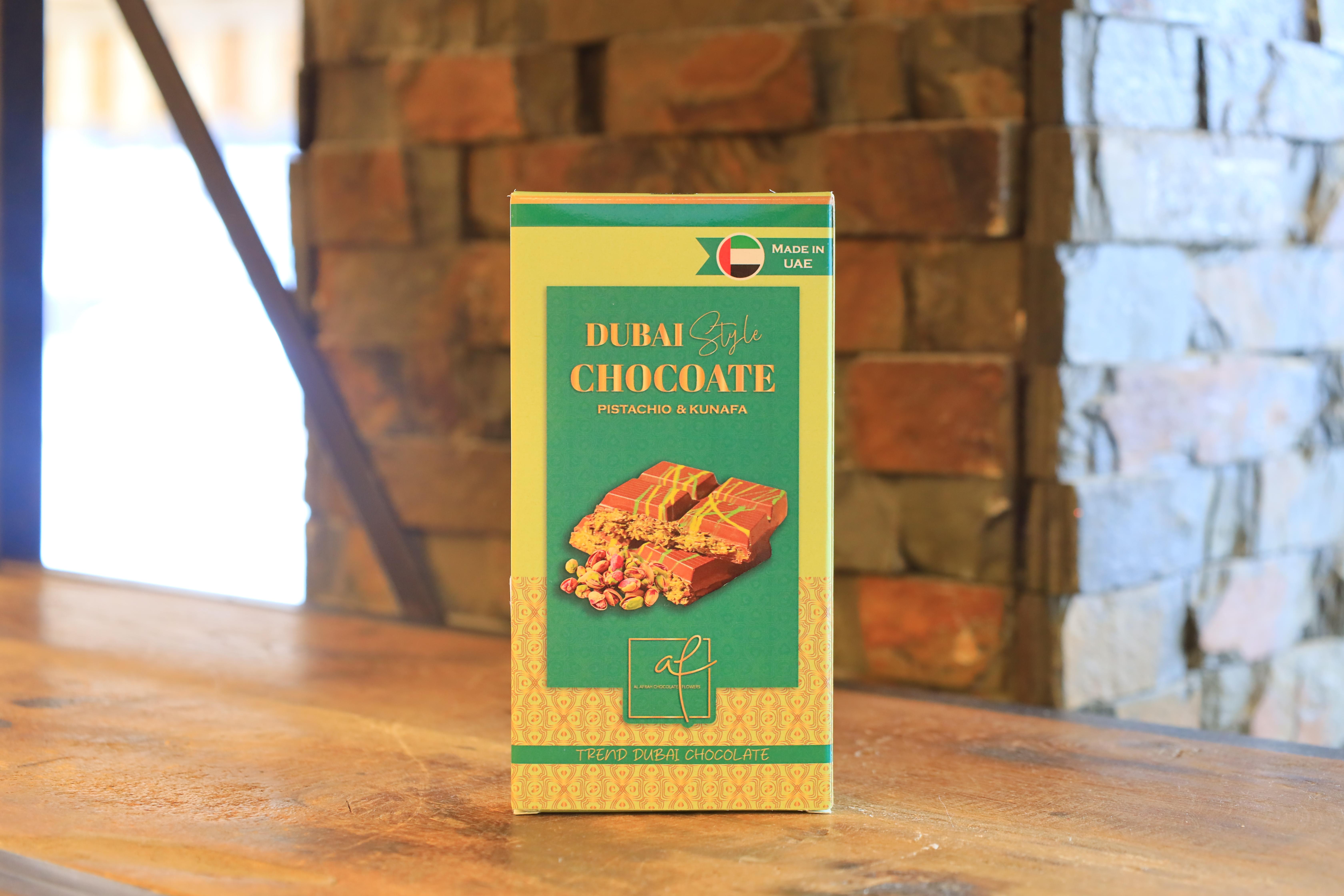 Dubai Chocolate Bar – Pistachio & Kunafa, Made in UAE, Trend Dubai Chocolate – Image 1