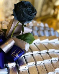 Regal Silver & Blue Chocolate Dome – Image 3