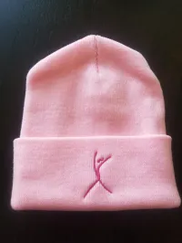 Pink Beanie Hat – Image 1