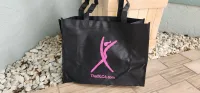 Black Tote Bag 16x12 – Image 1