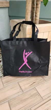 Black Tote Bag 16x12 – Image 2
