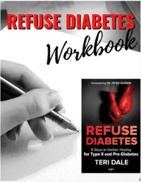 Refuse Diabetes Workbook – Image 1