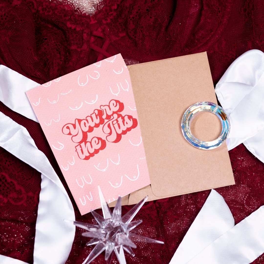 You're the Tits Thank you Card – Image 1