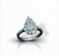 Solitaire stone pear shape  – Image 1