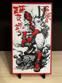 Deadpool Samurai Art Print Marvel Wall Art Decor – Image 1