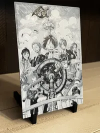 One Piece Pirate Ship 3D Printed Art – Anime Wall Decor – Image 3
