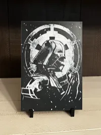Darth Vader 3D Printed Art – Star Wars Wall & Shelf Decor – Image 2