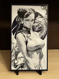 Chun-Li 3D Printed Art – Street Fighter Japanese Style Decor – Image 1