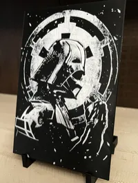 Darth Vader 3D Printed Art – Star Wars Wall & Shelf Decor – Image 3