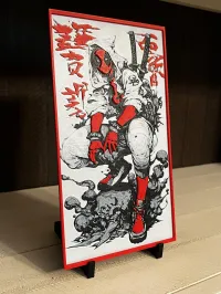 Deadpool Samurai Art Print Marvel Wall Art Decor – Image 3