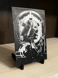 Darth Vader 3D Printed Art – Star Wars Wall & Shelf Decor – Image 1