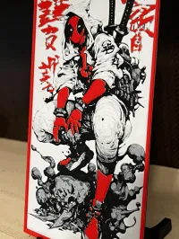 Deadpool Samurai Art Print Marvel Wall Art Decor – Image 2