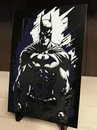 Batman Dark Knight 3D Printed Art – Blue – Image 2