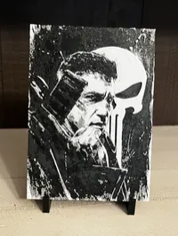 Punisher-Inspired 3D Printed Wall Art – Show Edition – Image 1
