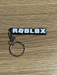 Roblox-Style 2" Keychain – Mini Avatar Key Fob with Chain & Ring – Image 1