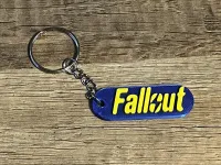 Fallout Vault Keychain 2 3/4" Vault-Tec Inspired Key Fob with Chain| Gamer – Image 1