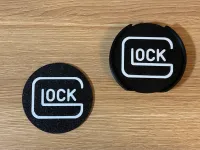 Glock Themed 3D Printed Coaster Set 4 Free Holder Tactical Gun Pistol Decor – Image 2