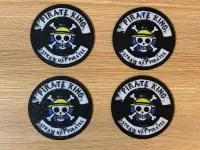 One Piece Anime Skull 3D Print Themed 3D Printed Coaster Set 4 Free Holder – Image 1