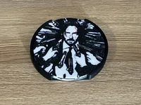 John Wick Guns Coaster Set of 4 with Holder – 3D Printed – Image 3