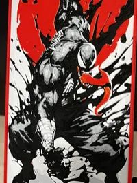 Venom Japanese Style 3D Printed Art – Marvel Wall Decor – Image 2