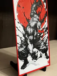 Venom Japanese Style 3D Printed Art – Marvel Wall Decor – Image 1