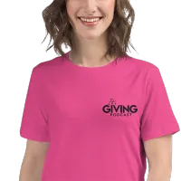 It's Giving Podcast Women's Relaxed T-Shirt – Image 3