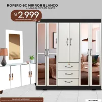 COMBO ROPERO ESPACIO PREMIUM – ROPERO, BLANCO, COMBO