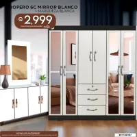 COMBO ROPERO ESPACIO PREMIUM – ROPERO, WENGUE, COMBO