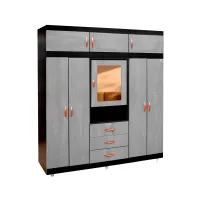 Ropero 6 Cuerpos Frost Mont Kandy + Maletero – Image 1