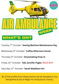 Sewing Machine Maintenance Talk AIR AMBULANCE WEEK – Image 3