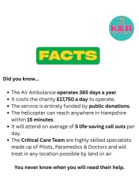 Sewing Machine Maintenance Talk AIR AMBULANCE WEEK – Image 2