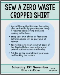 Zero Waste-Cropped Shirt – Image 2