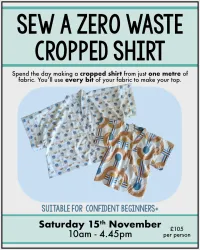 Zero Waste-Cropped Shirt – Image 1