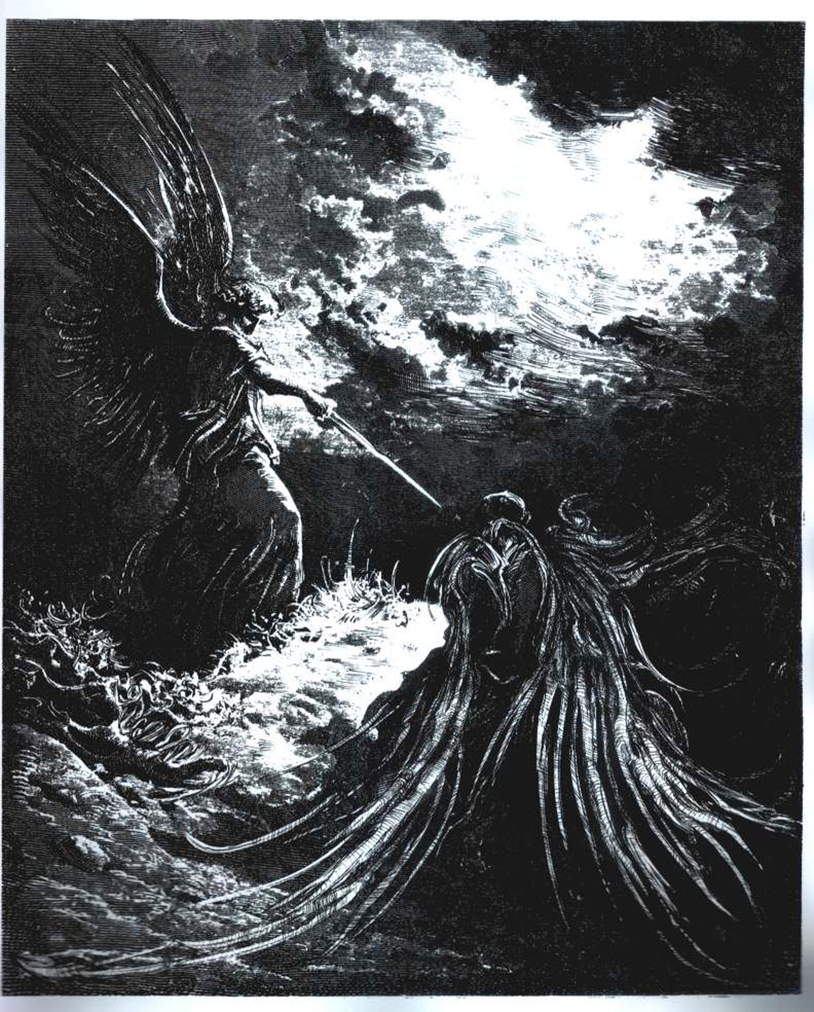 Anioł Zagłady – cykl 3 grafik , Angel of Destruction – a cycle of 3 prints – Image 2