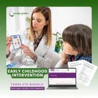 Early Childhood Intervention Documentation Bundle  (8 Editable Word Documents) – Image 1