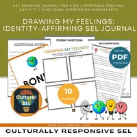 Drawing My Feelings: Identity-Affirming SEL Journal for Emotional Expression – Image 1
