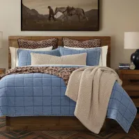 Paseo Road Stonewashed Denim Quilt Set – Image 1