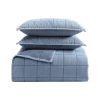 Paseo Road Stonewashed Denim Quilt Set – Image 3