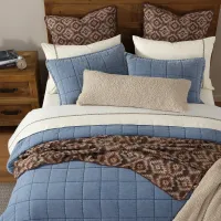 Paseo Road Stonewashed Denim Quilt Set – Image 2