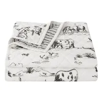 Paseo Road Western Toile Reversible Quilt Set – Image 4