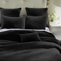 Stonewashed Cotton Velvet Quilt Set – Image 1