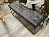 Leather Tufted Bench – Image 5