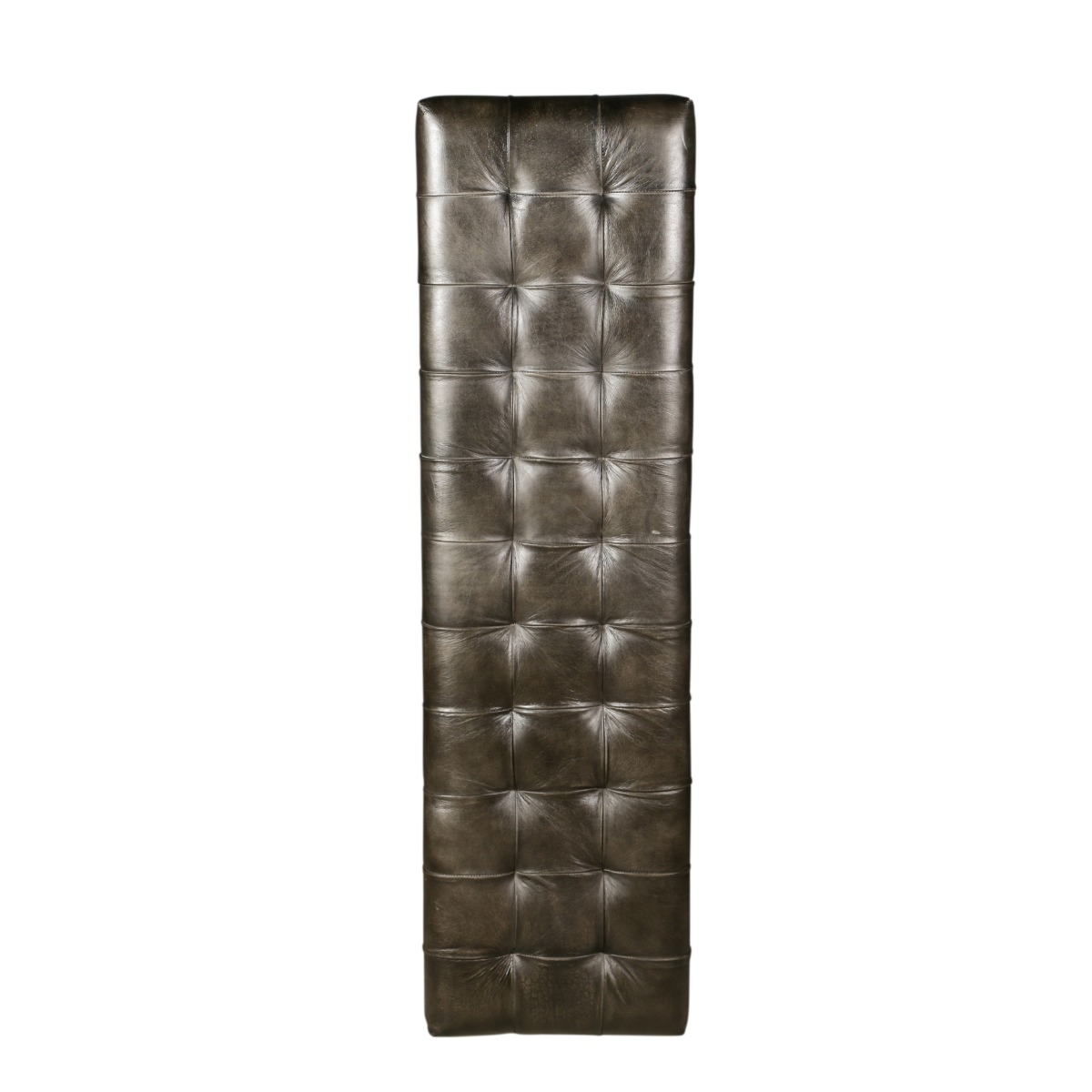 Leather Tufted Bench – Image 3