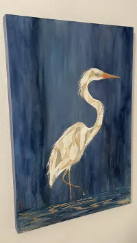 White Heron By Kelly Gowan  – Image 1